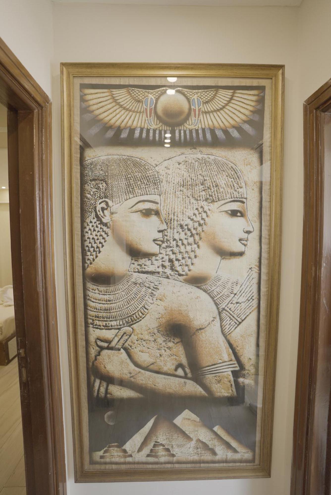 Queen Cleopatra Pyramids Hotell Kairo Exteriör bild